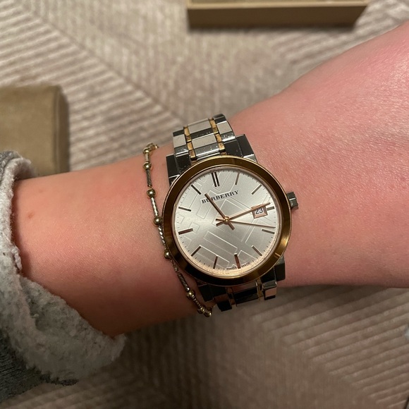 Burberry two-toned watch - Picture 3 of 4